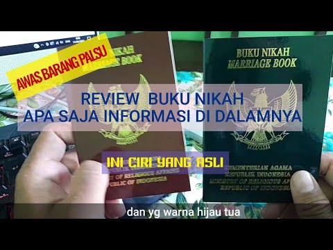 Isi Buku Nikah