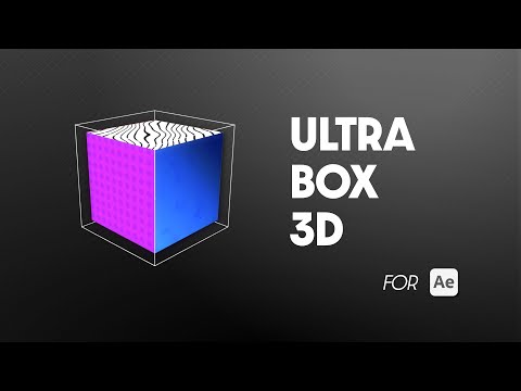 Ultra Box 3D (After Effects script promo)