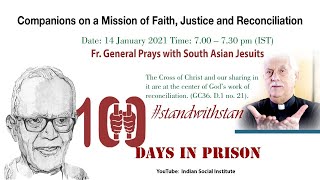 Fr. General Arturo Sosa Prays with South Asian Jesuits - Jesuit General