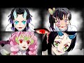 【鬼滅の刃】しのぶ、カナヲ、蜜璃,カナエが鬼になるアニメ総集編【Demonslayer】Becoming a Demon: Complete Edition