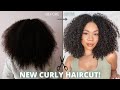 My Latest Curly Haircut!! I'm OBSESSED!