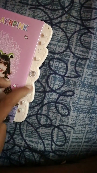 unboxing black pink diary ❤️ # song # lock # diary