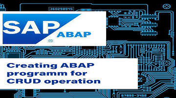 SAP ABAP :  Programming a CRUD Programme from scratch. Arabic Audio