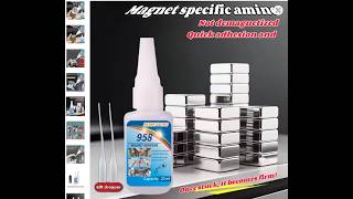 Tested: 958 Magnet Adhesive glue by Meixiutong cyanoacrylate thick super glue