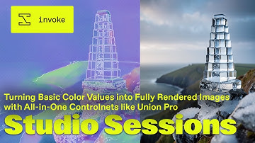 Turning Basic Color Values Into Fully Rendered Images with All-in-One ControlNets like Union Pro