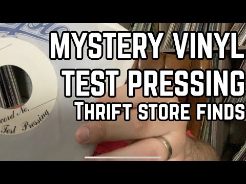 Mystery Thrift Store Finds & Reaction. A Test Pressing & a Private Press