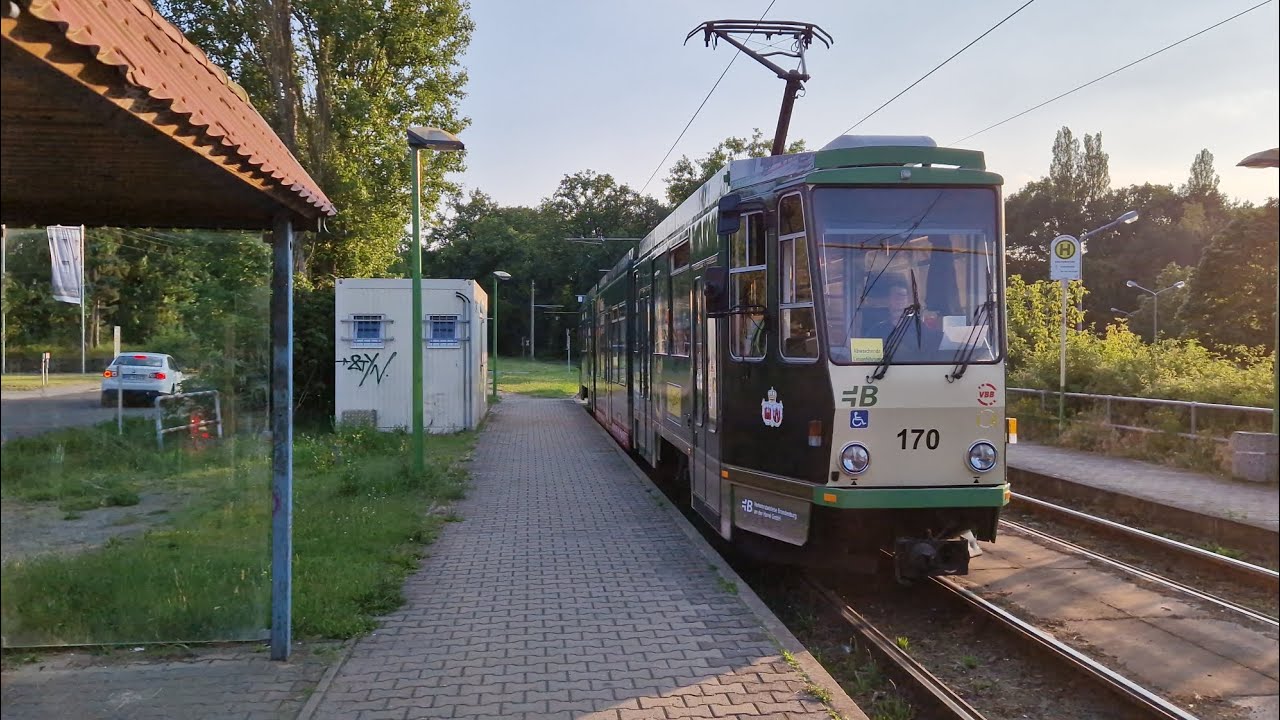 Tram Brandenburg|Mitfahrt in der 1 von Anton-Saefkow-Allee bis Hohenstücken Betriebshof im KTNF6 170