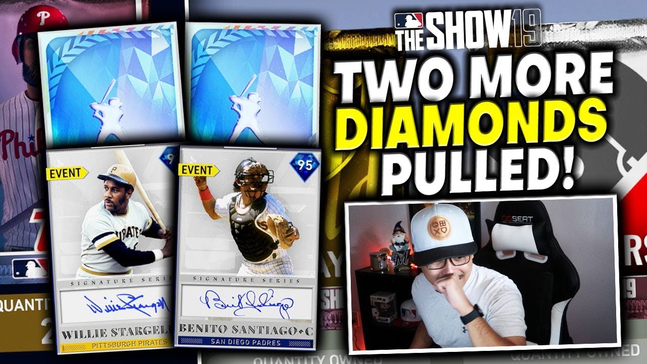 TWO MORE DIAMONDS PULLED! Set 16 Headliners Pack Opening! MLB The Show 19 Diamond Dynasty