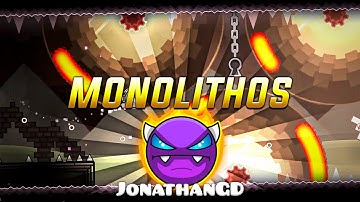 Monolithos by JonathanGD 100% (Easy Demon) [ALL COINS] | Geometry Dash 2.1