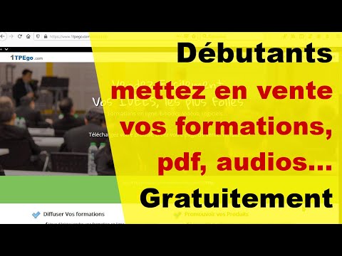 📢 Mettez en vente vos produits numériques, ebooks, formation, sans rien y connaitre en trois clics