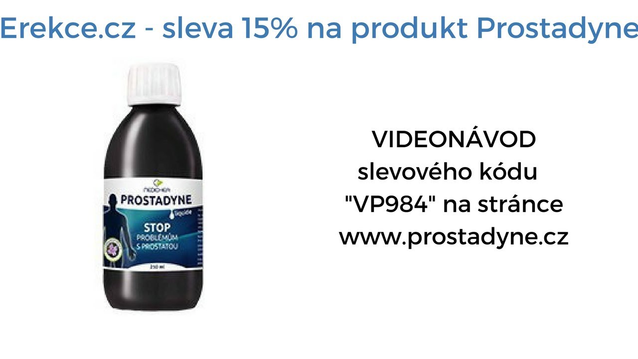 Sleva 15% na doplněk stravy PROSTADYNE