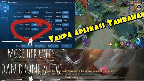 Script Terbaru mode Hfr + map luas Drone view tanpa aplikasi Tambahan MOBILE LEGENDS MLBB