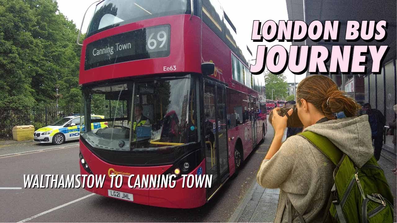 🚌 🛣️ London Bus Route 69 Full Bus Ride From Walthamstow to Canning Town