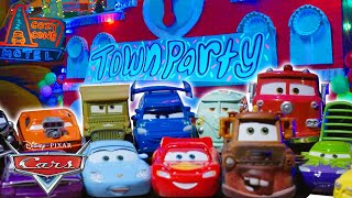 Lightning McQueen Hosts a Neon Dance Party in Radiator Springs | Pixar Cars