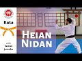 Kata heian nidan orange belt  shotokan karate