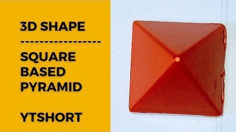 square based pyramid. #maths .#shortsvideo .