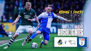 Match Highlights | Bristol Rovers 0-3 Derby County