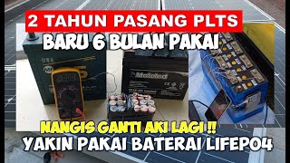 Plts Offgrid Hindari Baterai Aki Ini  Mau Murah Jatuhnya Mahal  Lifepo4  Vrla