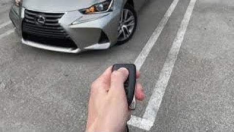 How to remote start 2019 Lexus IS 300 (3IS) without any modifications