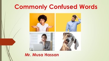 Commonly Confused Words (Part 1)