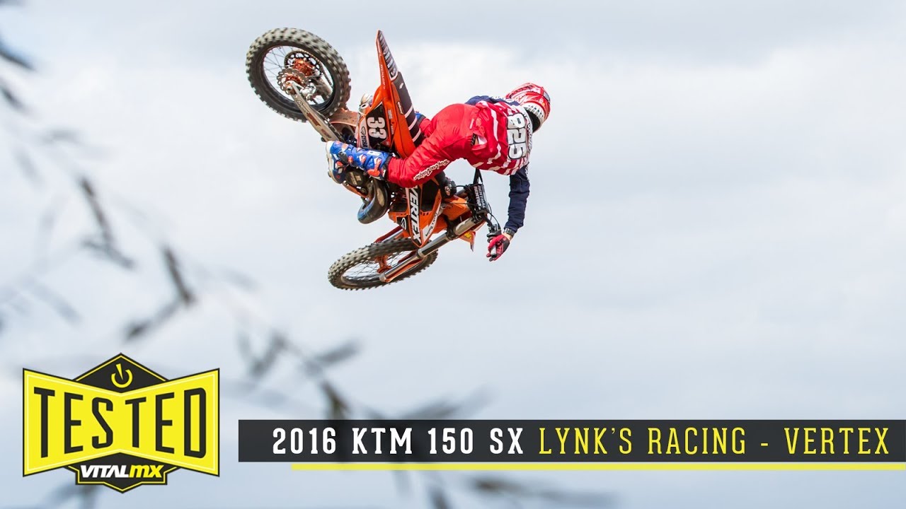 Vital MX Tested: 2016 KTM 150 SX Two Stroke - Lynk's Racing/Vertex