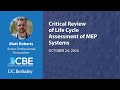 A Critical Review of LCA Studies on MEP Systems