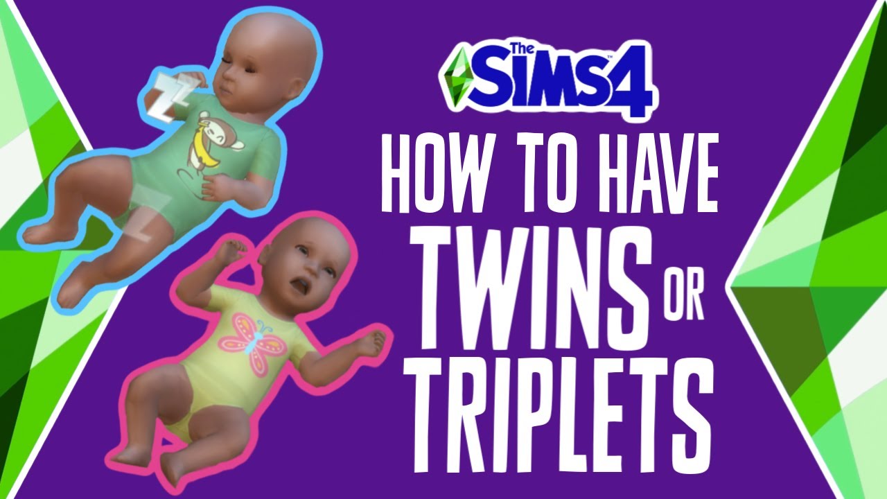 How To Have Twins Or Triplets In The Sims 4 WITHOUT MODS OR CHEATS 