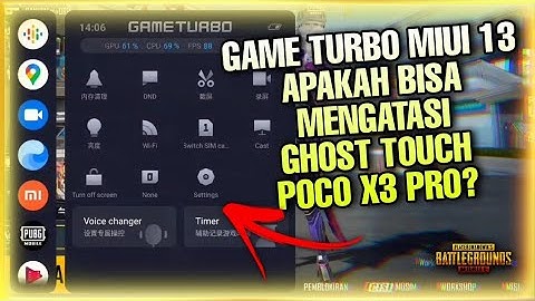 GAME TURBO MIUI 13 BISA MENGATASI GHOST TOUCH PUBG Mobile? | POCO X3 PRO🔥