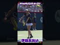 #女子テニス#伊藤あおい#魔術師#世界ランク110位#ナショナルバンク・オープン#世界ランク9位#金星