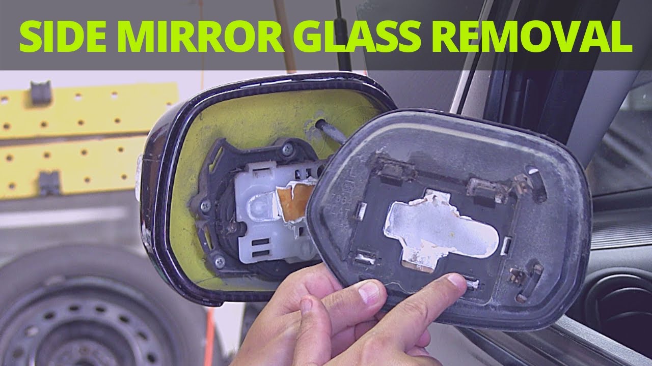 SIDE MIRROR GLASS REMOVAL OF A 1st GEN SCION XB YouTube