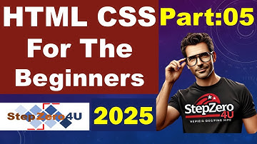 HTML CSS Tutorial for Beginners latest 2025 |Part 05 HTML Elements  and Attributes with VSCode