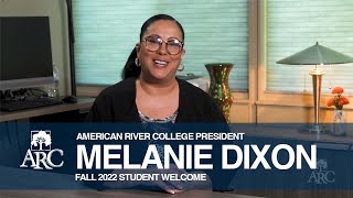 2022 ARC President Fall Student Welcome