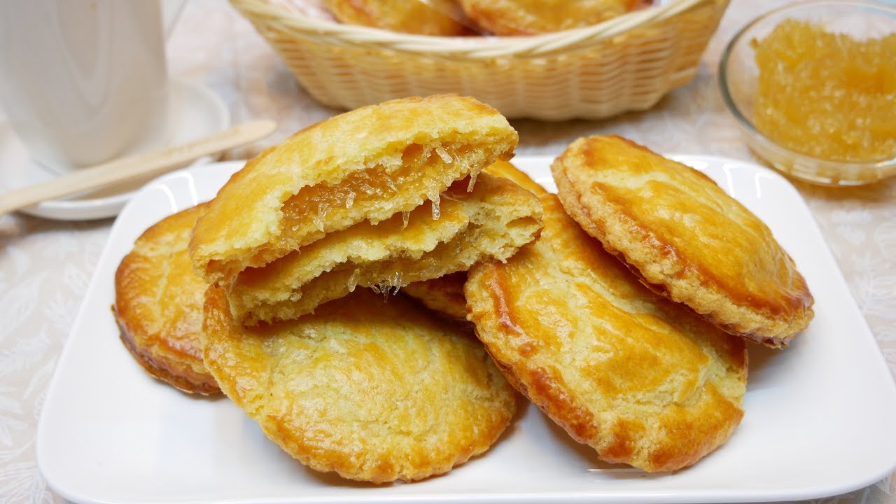 Pastelitos de pasta FROLA rellenos de CABELLO DE ANGEL/ MURCIANOS / El Rincón de Belén