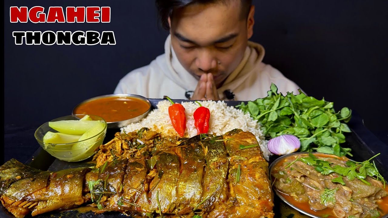 HOW TO PREPARE MANIPUR FISH FOR A MUKBANG AT HOME || MANIPURI STYLE RECIPE ||