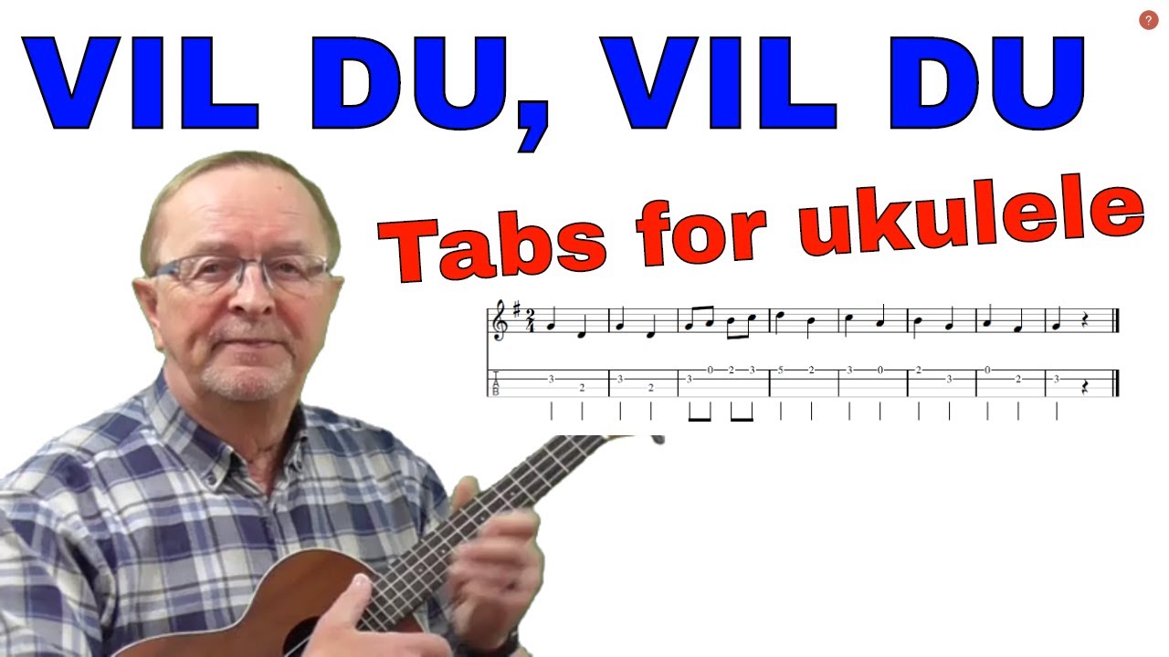 Afgørelse Stole på mørk Lær at spille ukulele. Ukulele Tabs for begyndere. Vil du, Vil du. - YouTube