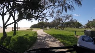 eBikes explore Coastal Pathways at Caloundra, Sunshine Coast, Qld.