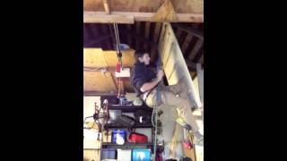 Passing a knot on rappel using a Munter-mule-overhand