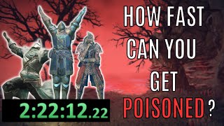 How Fast Can You Get POISONED in Every Souls Game?