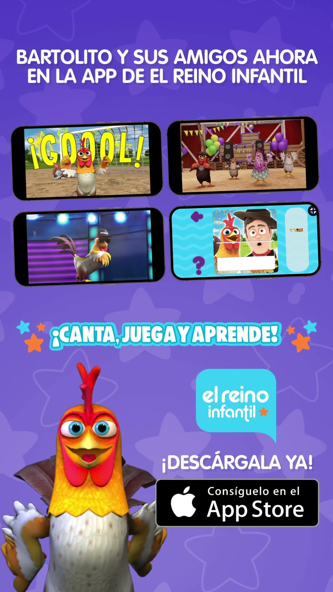 Mejora sus Sentidos? Canta, Juega y Aprende ✨ con la App de El Reino Infantil ?#shorts
