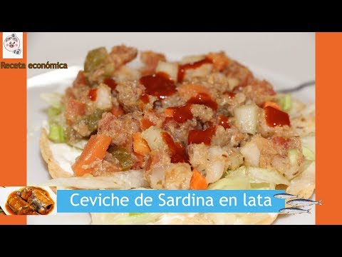 Ceviche de Sardina en lata (receta económica)