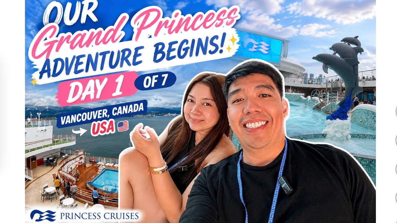 Our Grand Princess Alaska Adventure Begins! 🇨🇦➡️🇺🇸 Day 1 of 7 #thebumbums