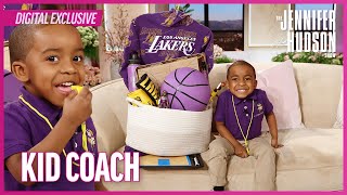 5-Year-Old Basketball Coach Unboxes His Gift from Jennifer | Just Happened