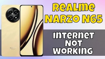 Internet Not Working And Internet Connection problem Realme Narzo N65 || How to solve internet issue