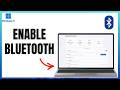 Bluetooth Disabled On Windows 11? Here's The Fix - 2026 Update