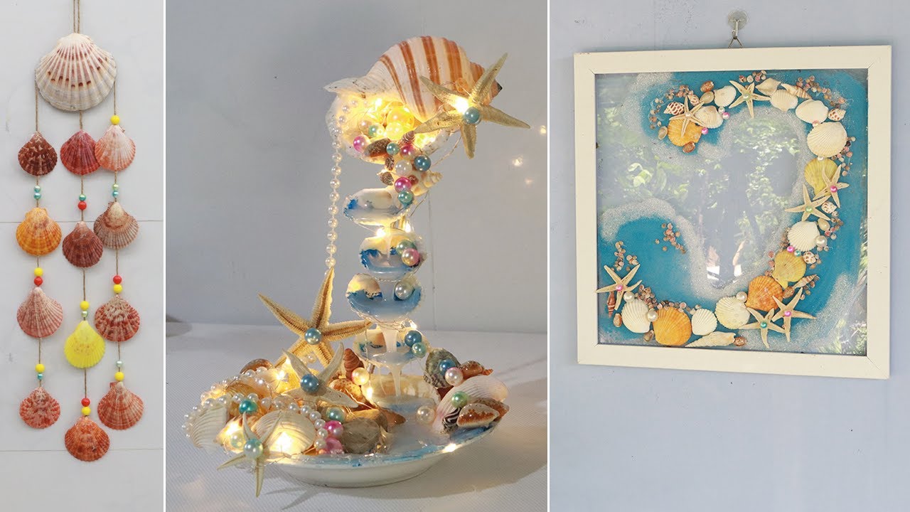 8 Home decorating ideas handmade with Seashell