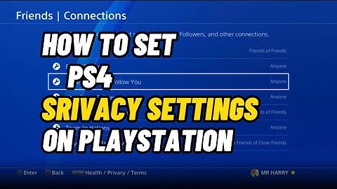 How To Change PS4 Privacy Settings On PlayStation New