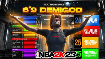 The Best 6’9 DEMIGOD Build On NBA2K23….