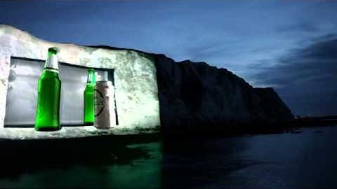 Incredible 3D Projection Mapping on the White Cliffs of Dover for Carlsberg
