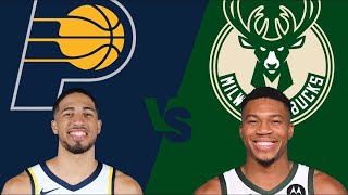 Milwaukee Bucks Vs Indiana Pacers NBA Playoffs