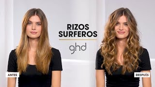 Tutorial peinado | RIZOS SURFEROS | Rizador ghd creative curl - YouTube